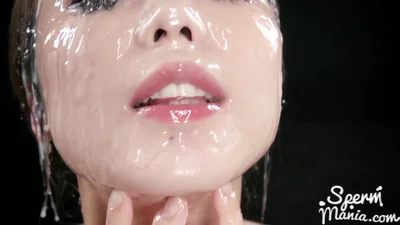 They covered an Asian woman's face in cum — screenshot 
