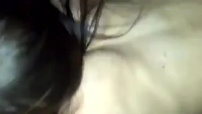 Skinny chick gets fucked by two men at home — screenshot 