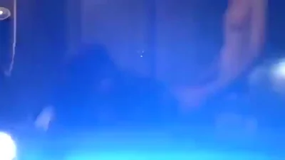 Skinny chick gets fucked by two men at home — screenshot 