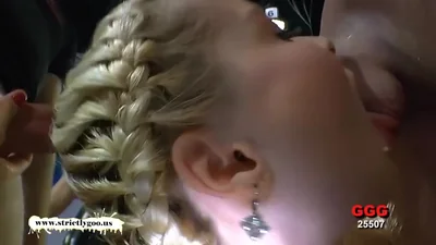 Elegante donna tedesca si è saziata di sperma — screenshot 