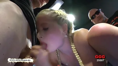 Elegante donna tedesca si è saziata di sperma — screenshot 